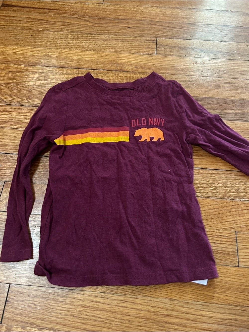Old Navy Boys' Maroon Long-Sleeve Graphic Tee - Marooni - Picture 10 of 10